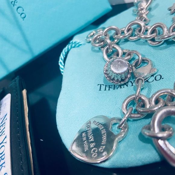 NOT FOR SALE Authentic TIFFANY & CO Multi Charm Bracelet - Picture 7 of 15
